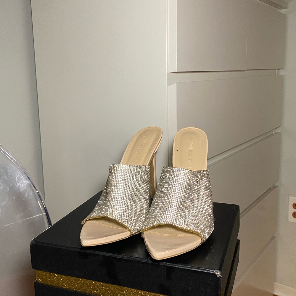 Wild Diva Lounge Sparkle Heels